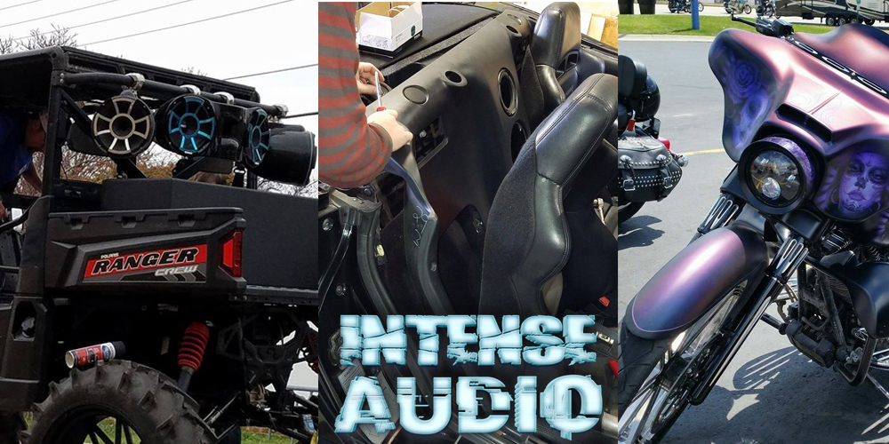intense audio okc car audio rzr sidebyside motorcycle shop